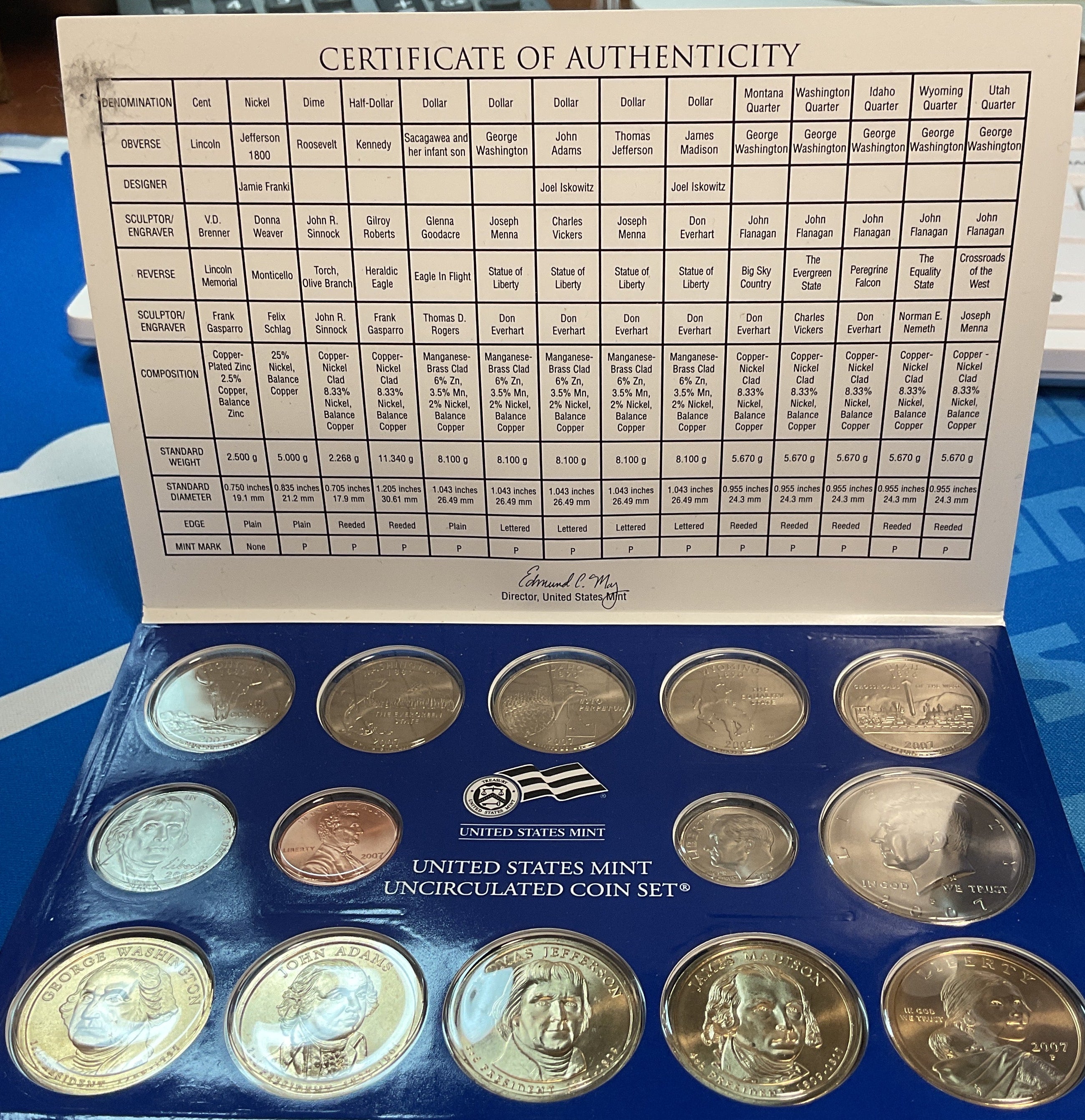 2007 United States Uncirculated 28-Coin Mint Set