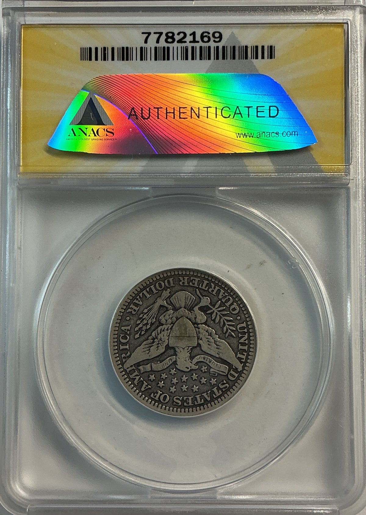1904 Barber Quarter, ANACS Very Good 10. Store #QR1492