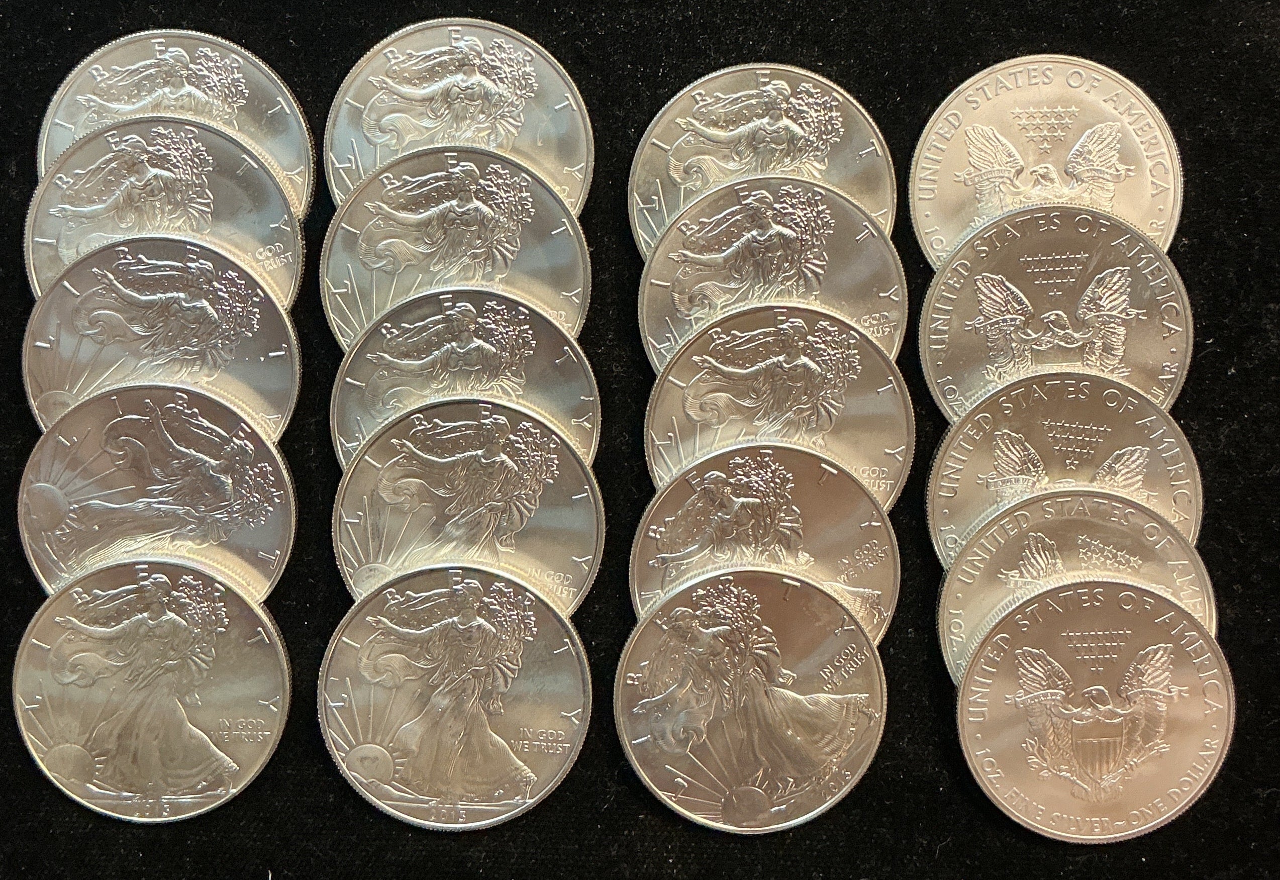 2013 American Silver Eagle Rolls. Store #SR026