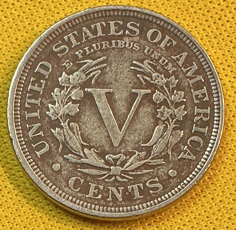 1904 Liberty Nickel, Extra Fine Circulated Coin, Store #NL894