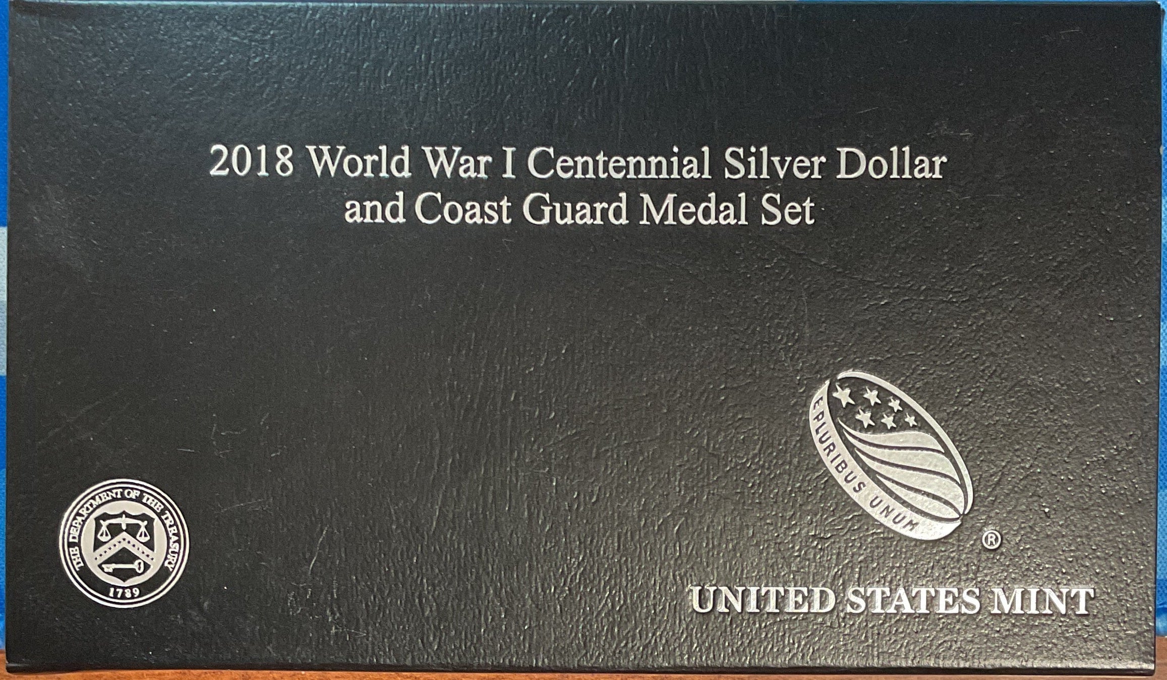 2018 World War I, Silver Dollar and Coast Guard Silver Medal Set, U.S. Mint #SR016