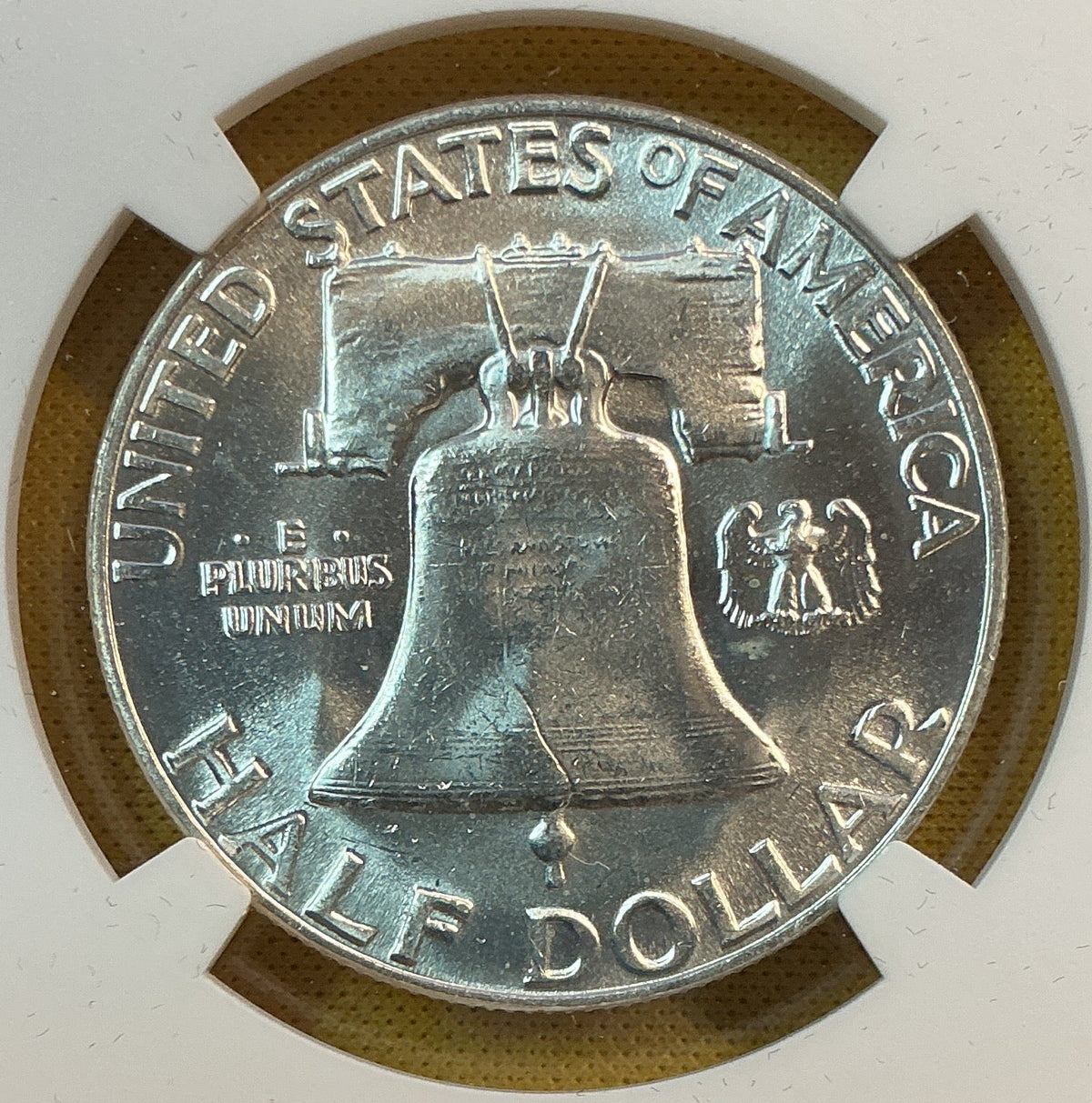 1956 Franklin Half Dollar, NGC MS 64 FBL, Store #HR2112