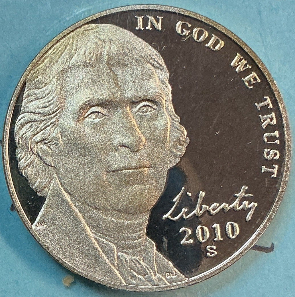 2010-S Jefferson Nickel, Proof Uncirculated Coin, Store #NL1352