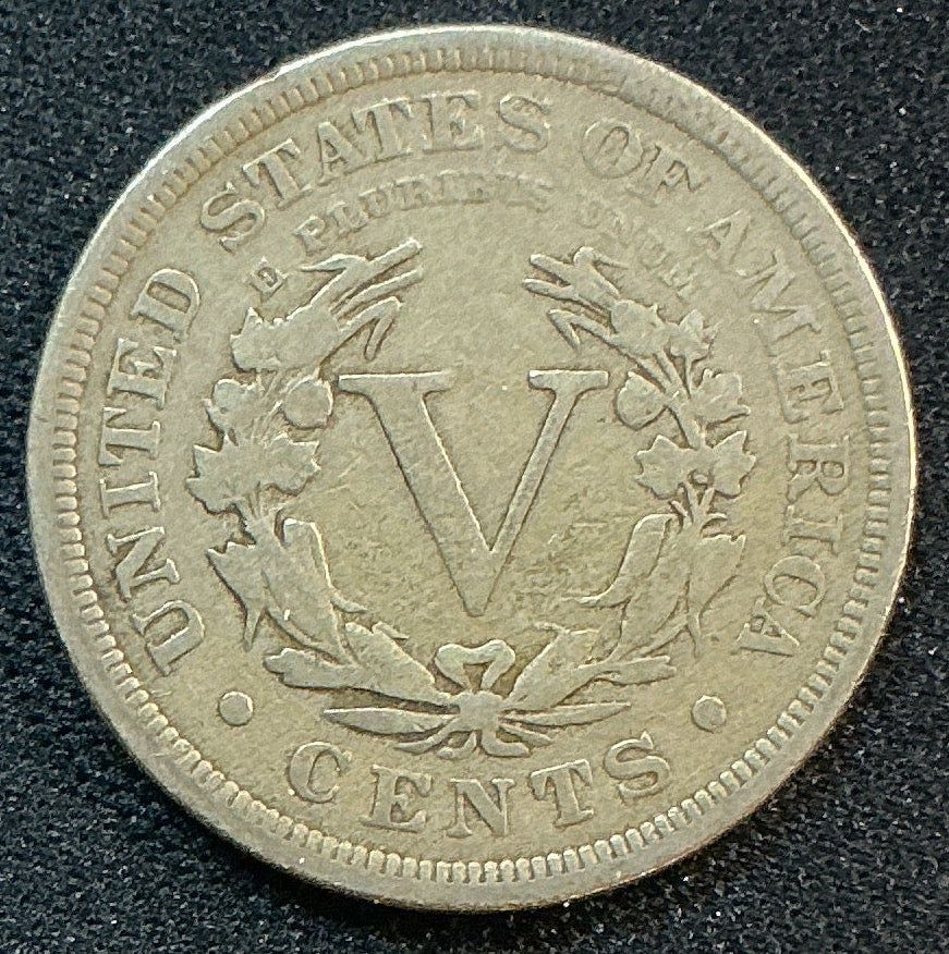 1904 Liberty Nickel, Very Good Circulated Coin, Store #NL891
