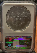 .999 Silver, 1 Troy Ounce, 2011(W) American Silver Eagle, NGC MS-70, Store