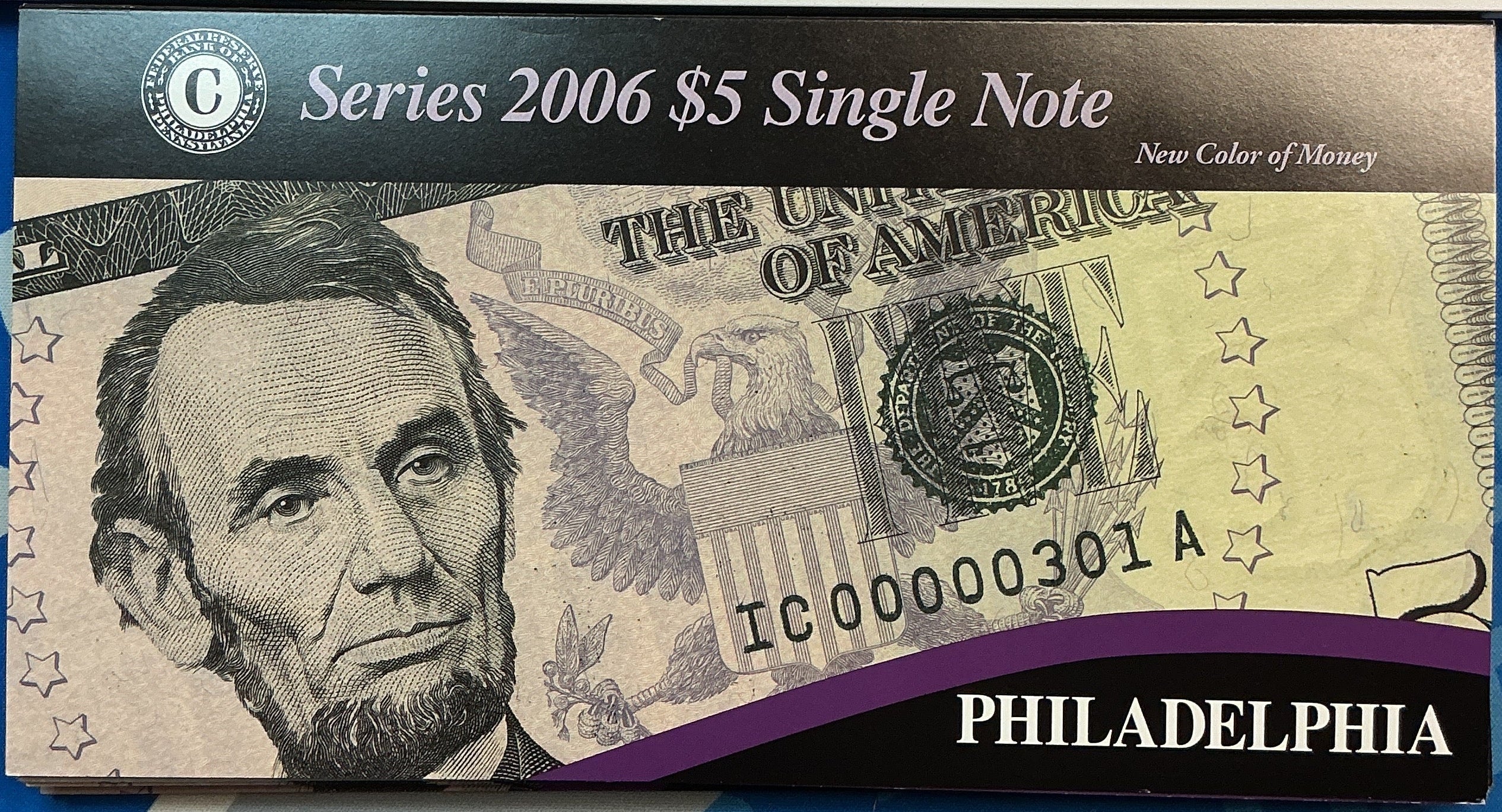 2006 Series $5 Single Notes,12 ea, F.R.N, 'LOW SERIAL NUMBERS', Store #FRN001