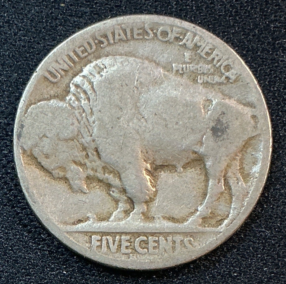 1927-S Buffalo Nickel, Fine Circulated Coin, Store #NL1069