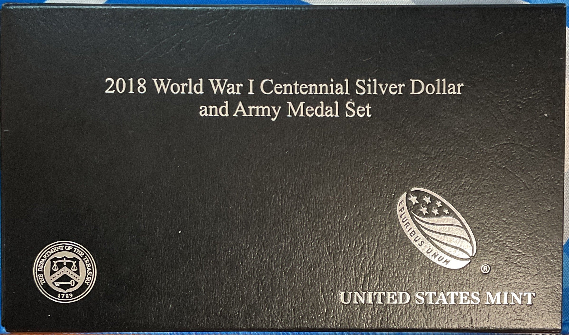 2018 World War I, Silver Dollar and Army Silver Medal Set, U.S. Mint #SR015