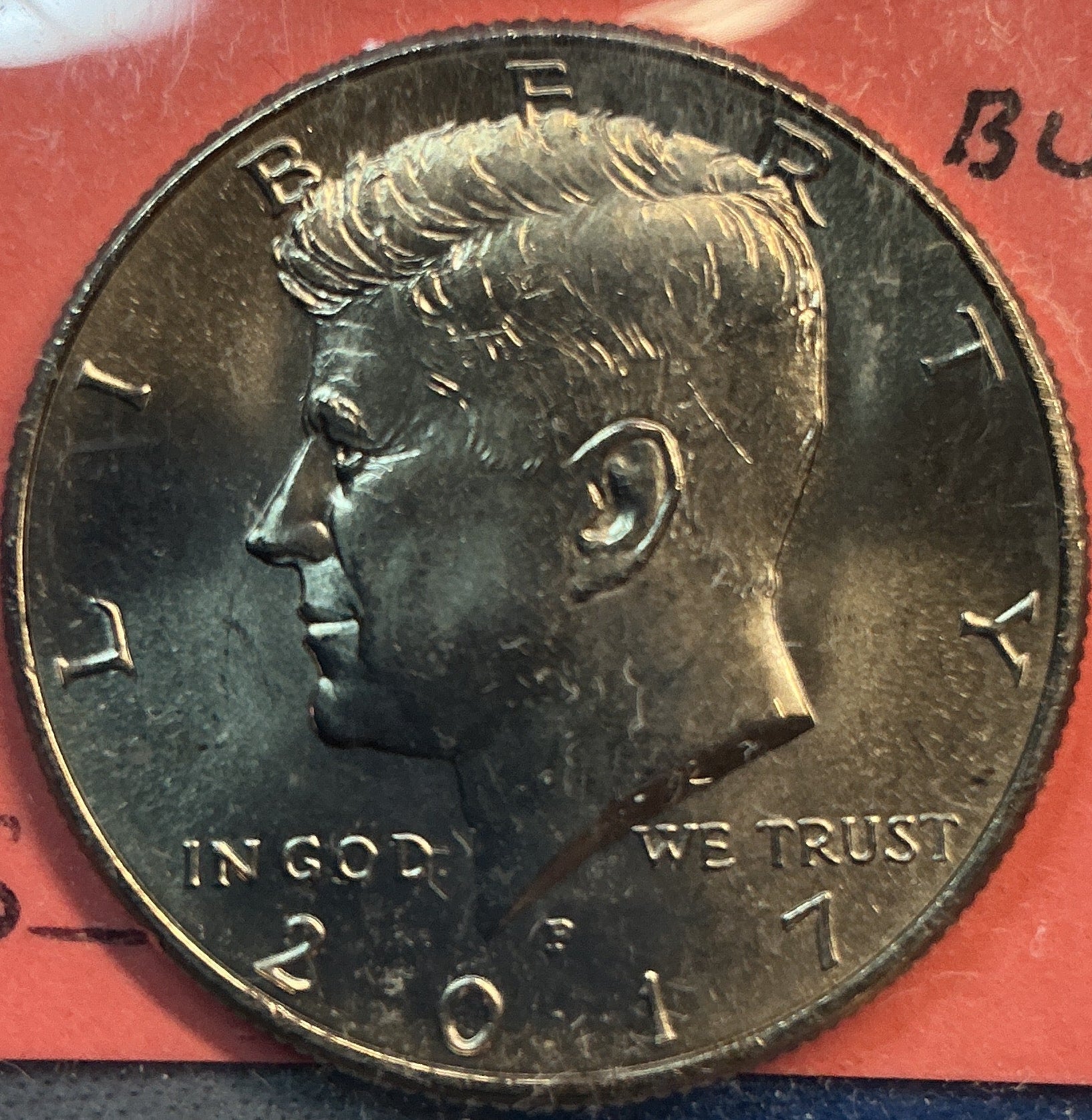 2017-P Kennedy Half Dollar. Modern Half. Gem UN-Circulated. Store #HR1851