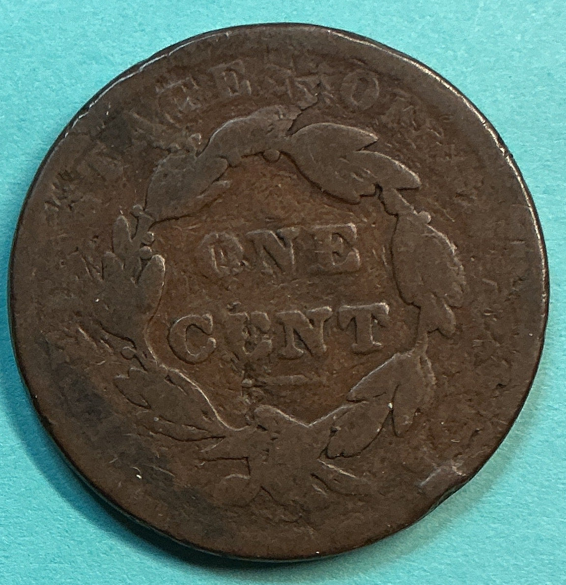 1838 Liberty Head Large Cent.  Affordable Very Good Collectible Coin. Store #CT1390