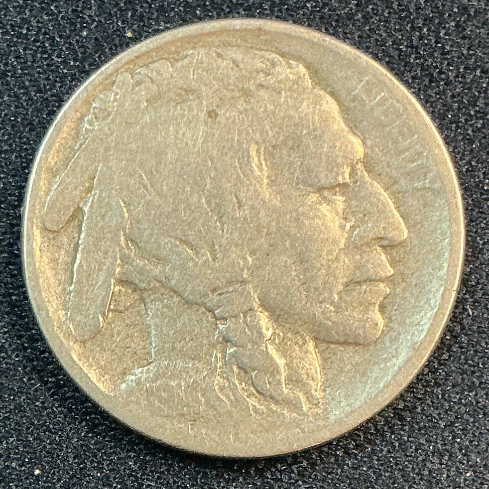 1914-D Buffalo Nickel, Very Good+ Circulated Coin, Store #NL956