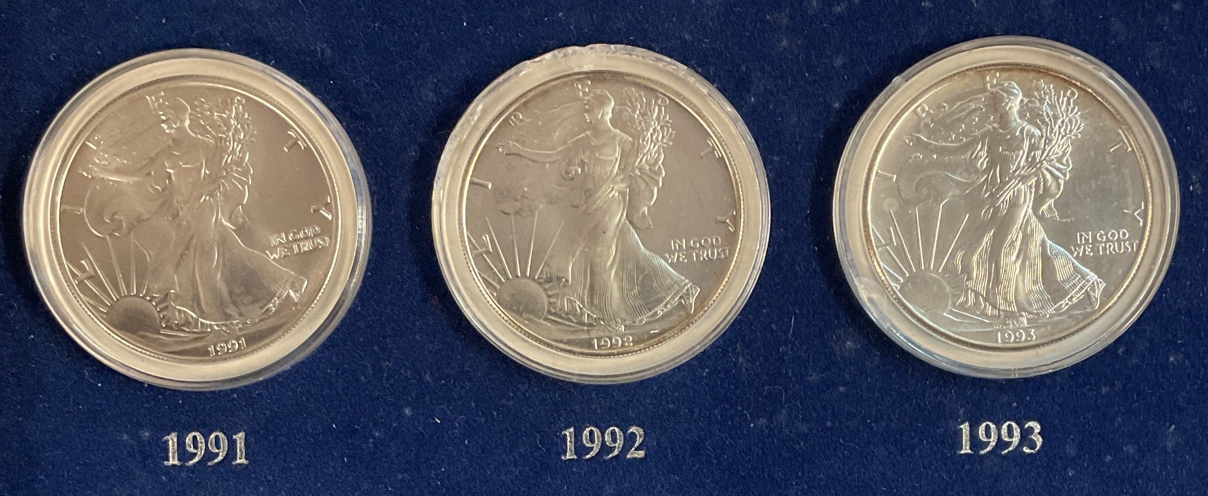 1986-2000 American Eagle Silver Dollar Collection, 15 Coins! Store# AE001