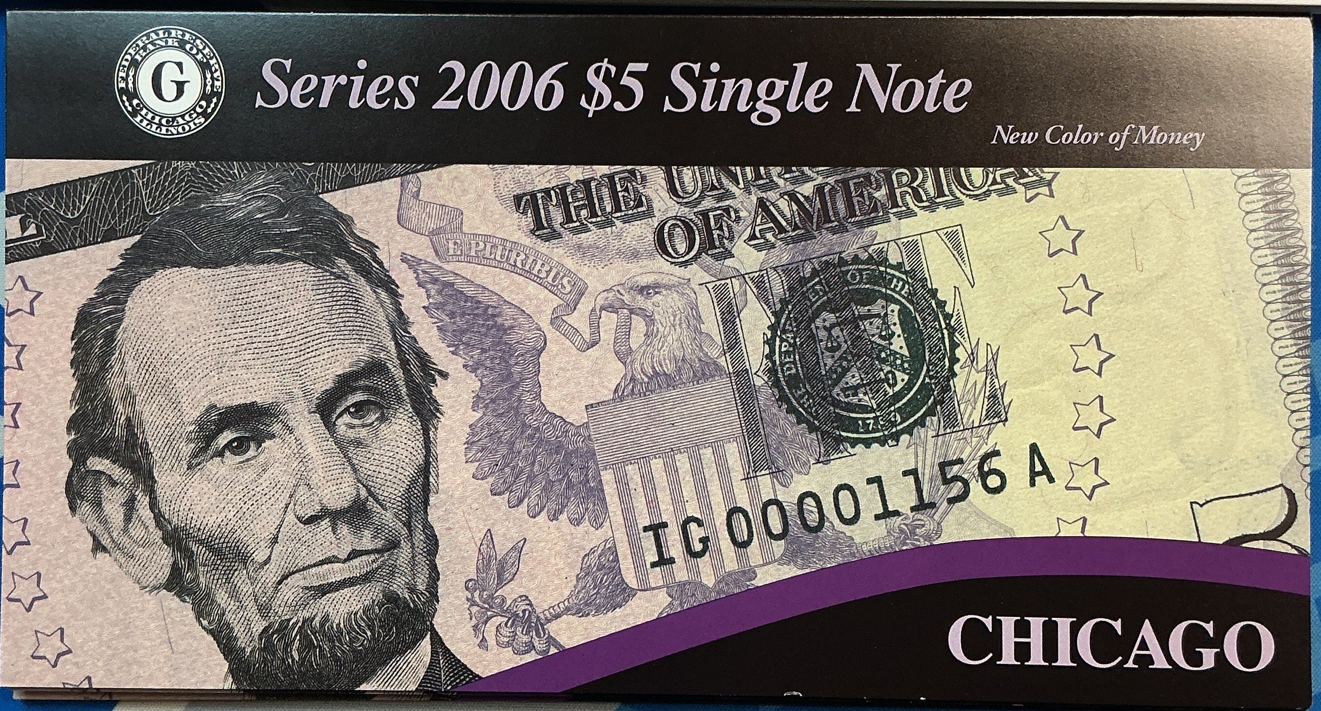 2006 Series $5 Single Notes,12 ea, F.R.N, 'LOW SERIAL NUMBERS', Store #FRN001