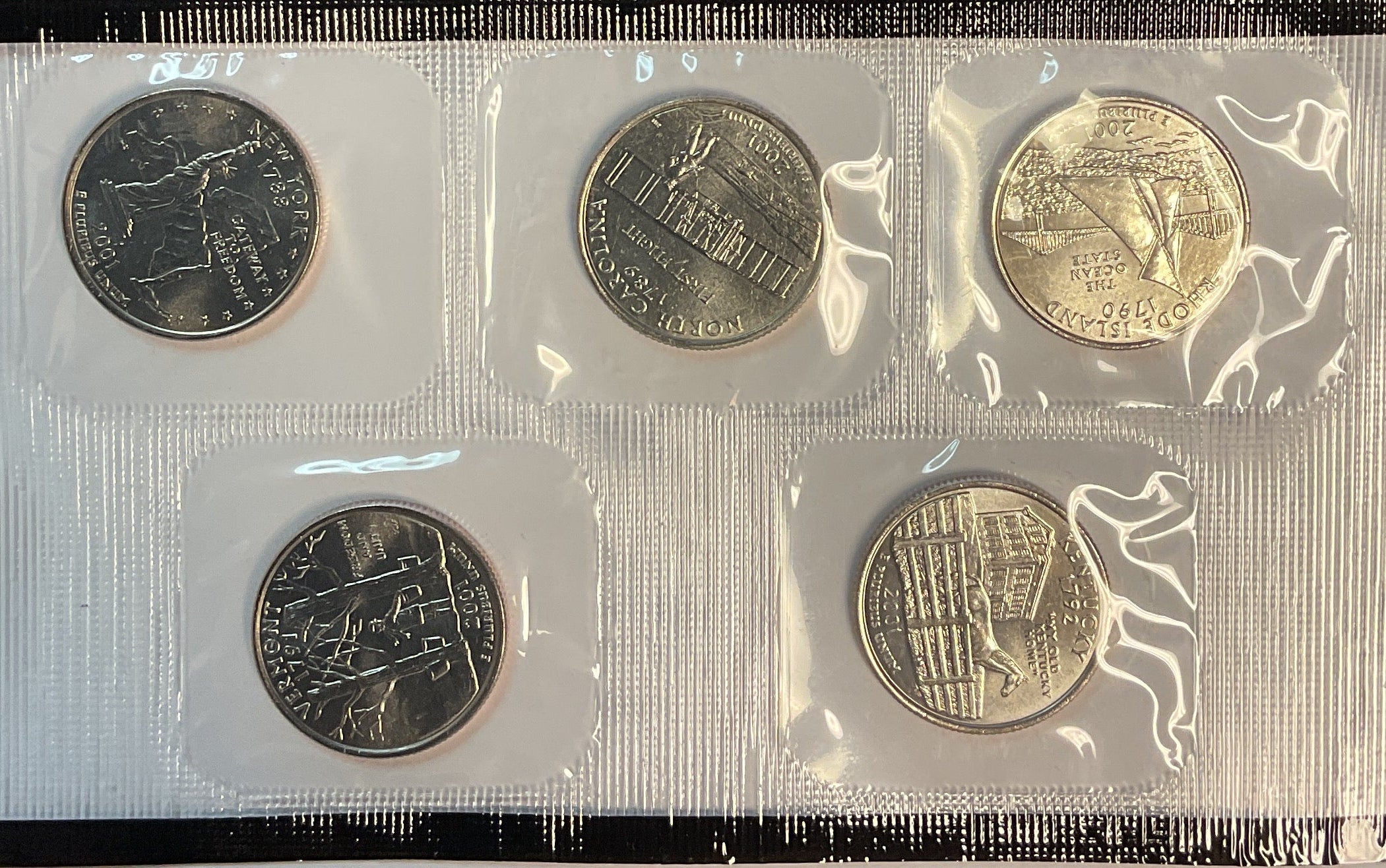 2001 United States Uncirculated 20-Coin Mint Set