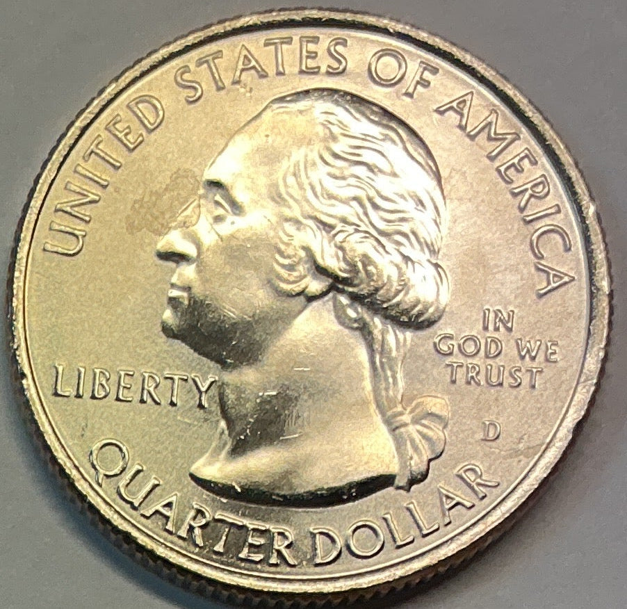 2011-D Brillant Uncirculated, Chickasaw National Park, Oklahoma, Washington Quarter