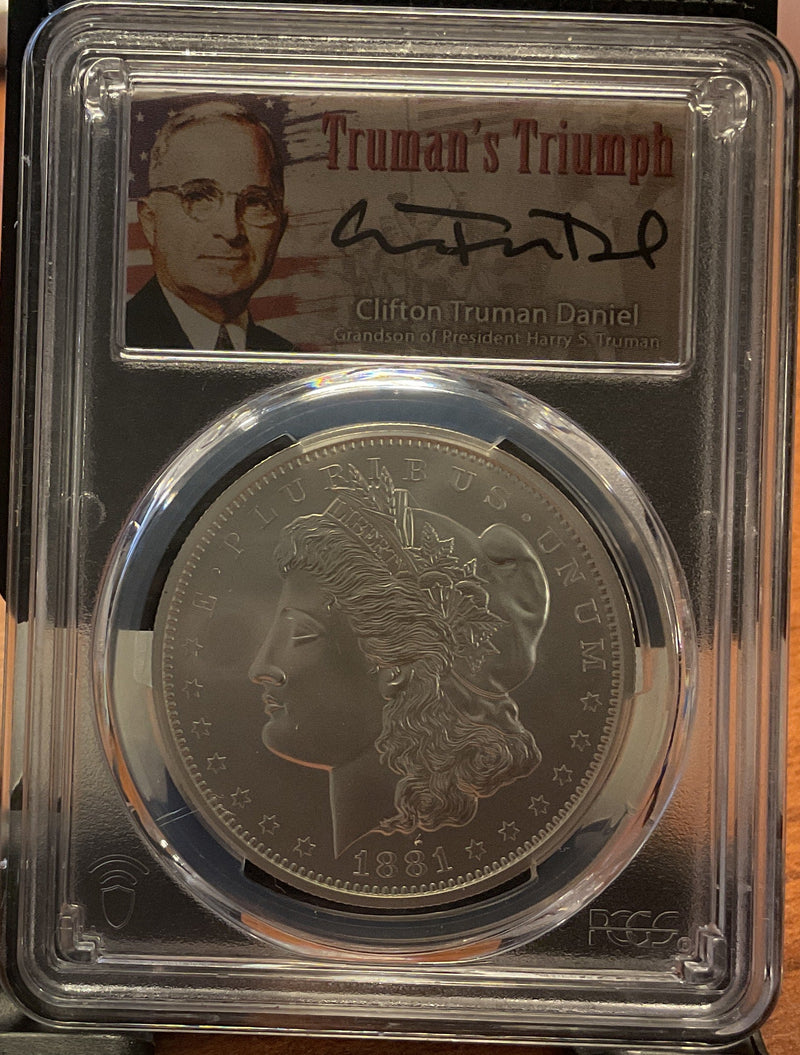 .999 silver, 1 Troy Ounce, 2023 Fiji Privy Morgan Ag, PCGS MS-70, Store