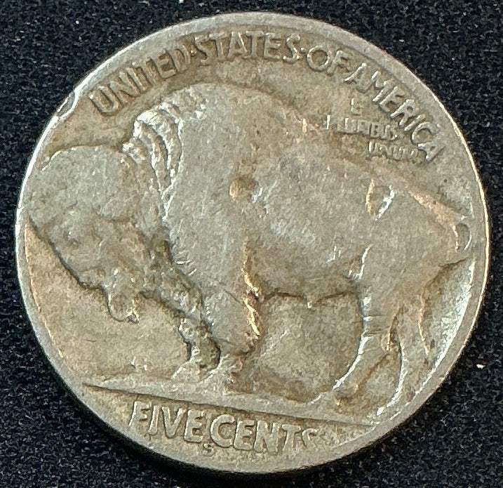 1925-S Buffalo Nickel, Good+ Circulated Coin, Store #NL1058