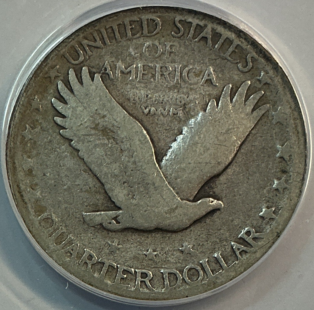 1928-S Standing Liberty Quarter, ANACS Good-4, Store #QR1632