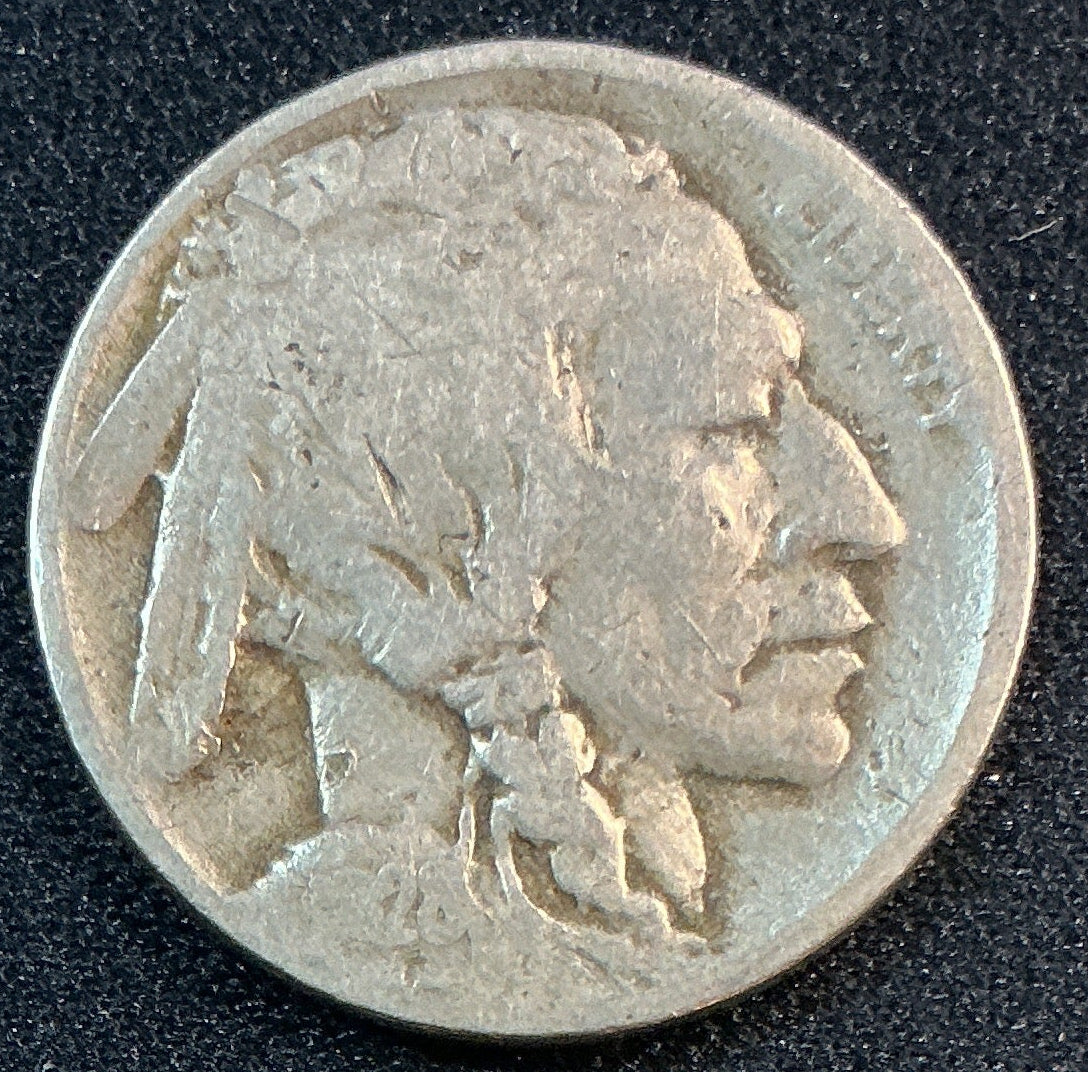 1928-D Buffalo Nickel, Very Good Circulated Coin, Store #NL1073