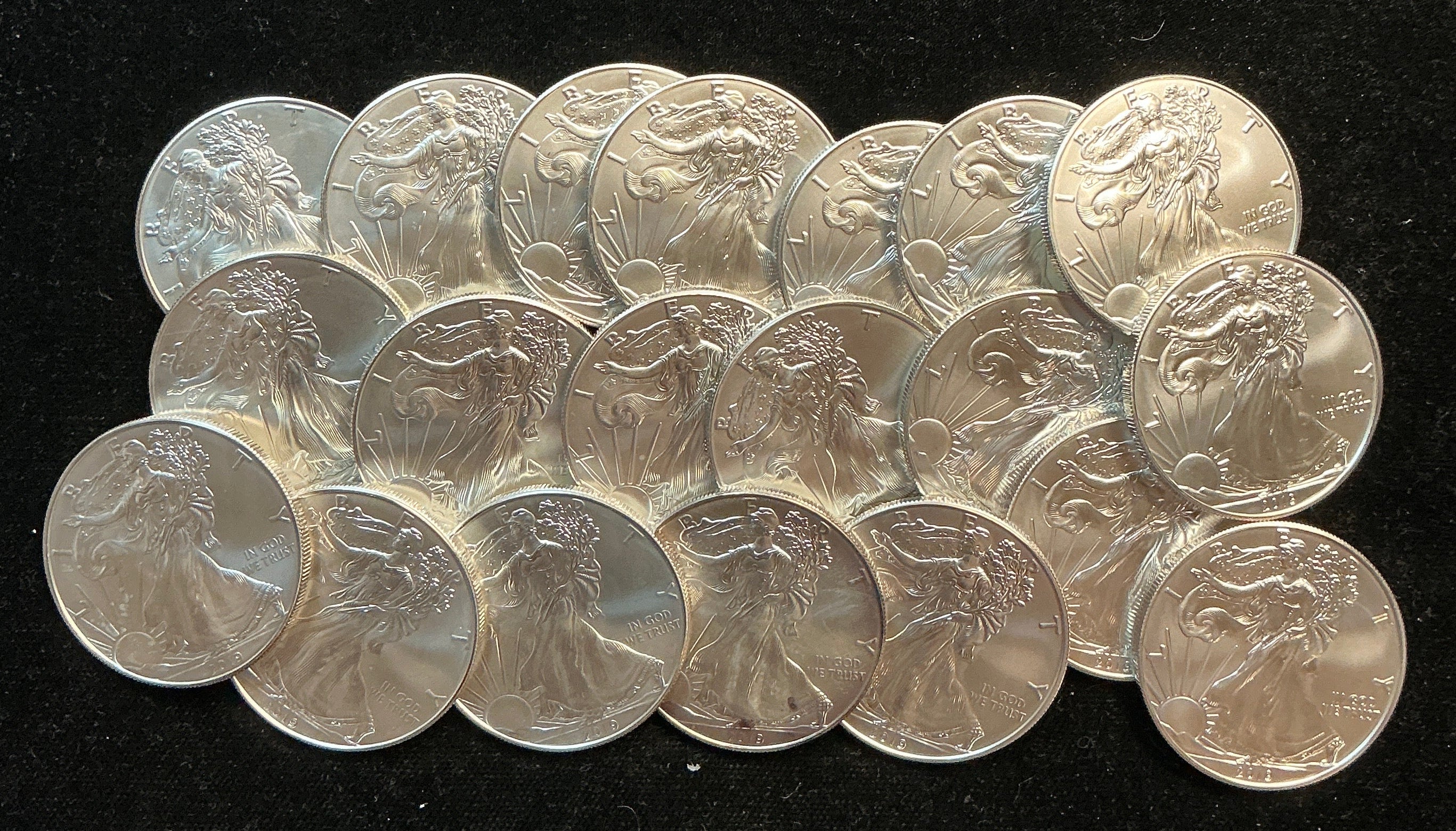 2019 American Silver Eagle Rolls. Store #SR005