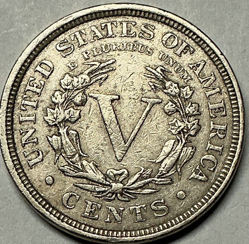 1893 Liberty Nickel, Very Fine+ Circulated Coin, Store #NL611