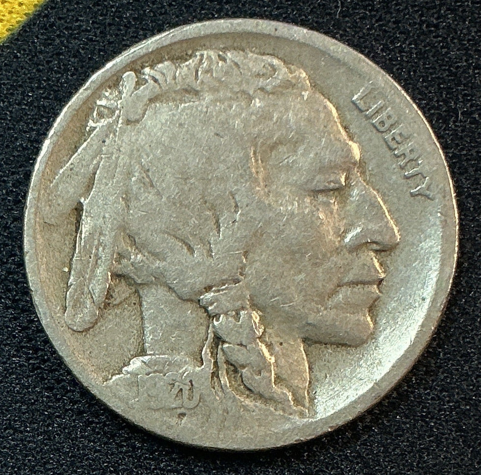 1920-D Buffalo Nickel, Good Circulated Coin, Store #NL1012