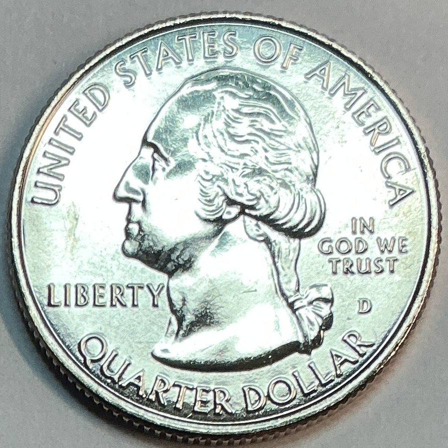 2019-D Uncirculated, Lowell National Historical Park, Massachusetts, Washington Quarter