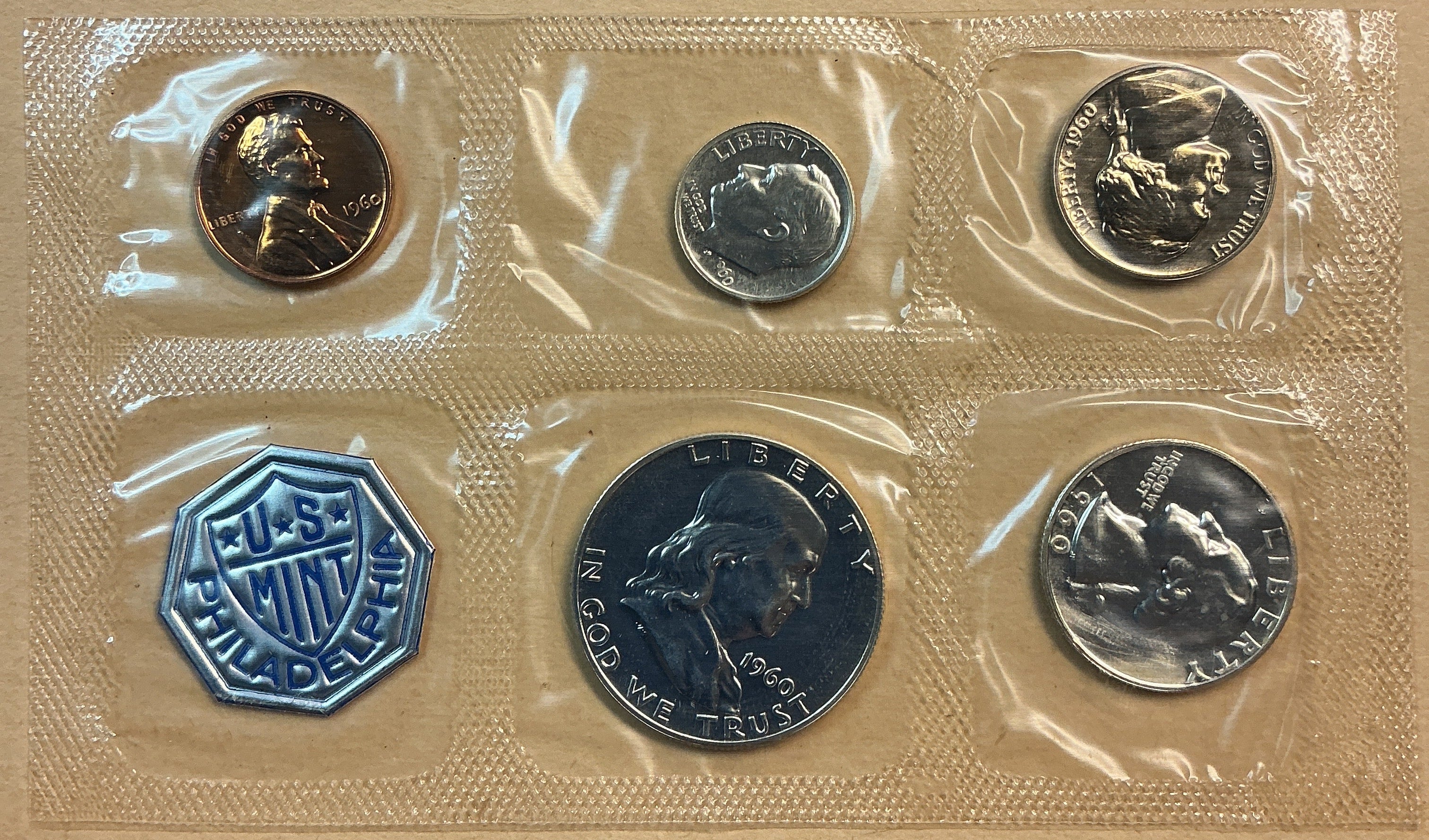 1960 United States Uncirculated 5-Coin Proof Set