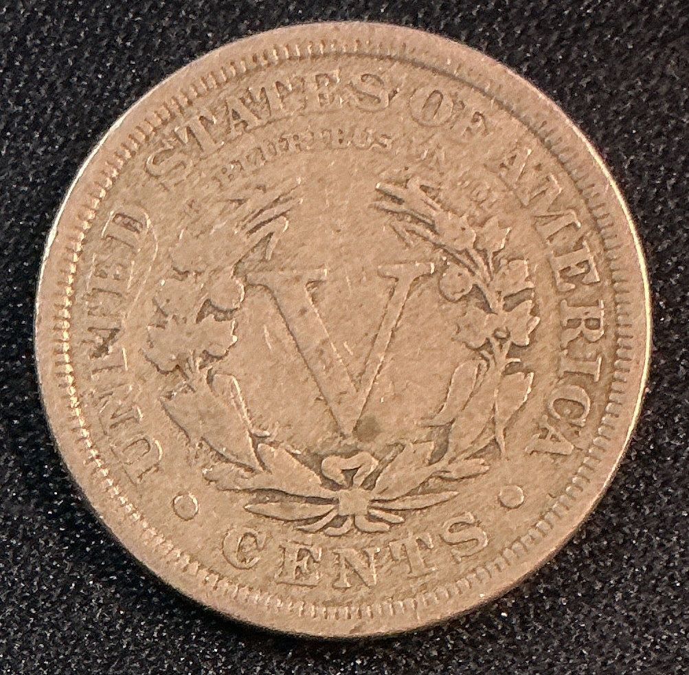 1912 Liberty Nickel, Fine Circulated Coin, Store #NL918