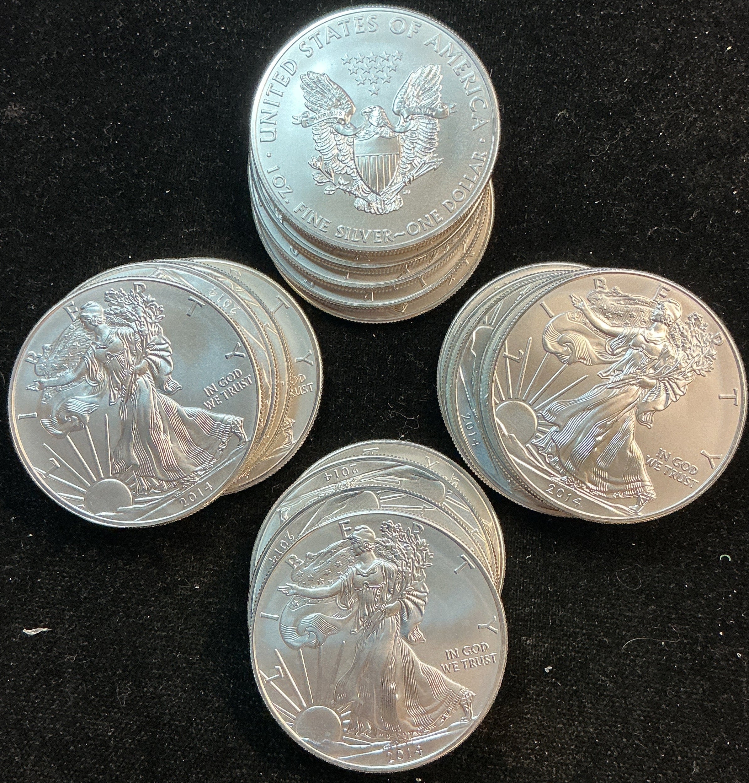 2014 American Silver Eagle Rolls. Store #SR034