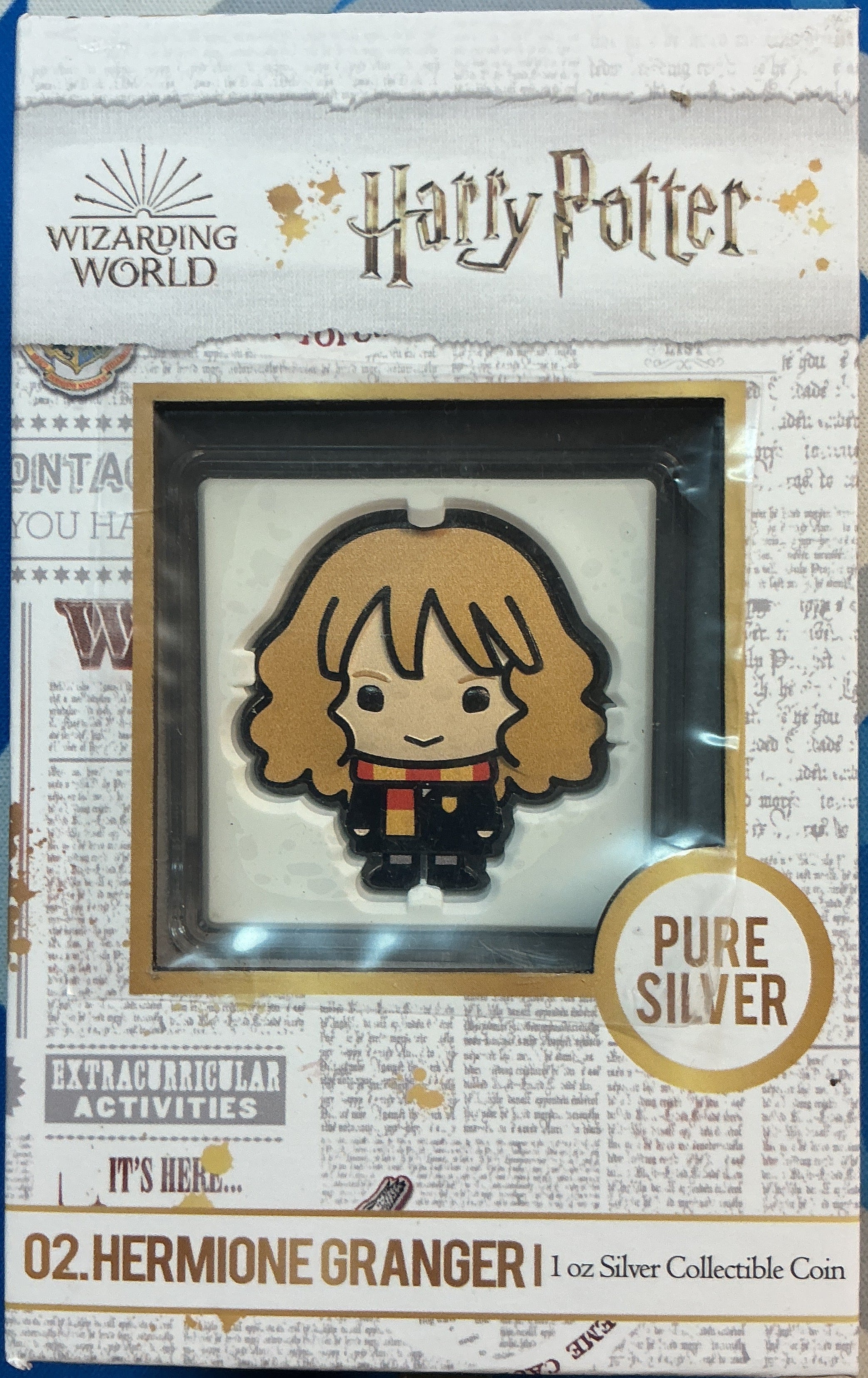 2020 Harry Potter Chibi Coin, HERMIONE GRANGER, .999 Silver Coin, 1 Troy Ounce, Store #SR171