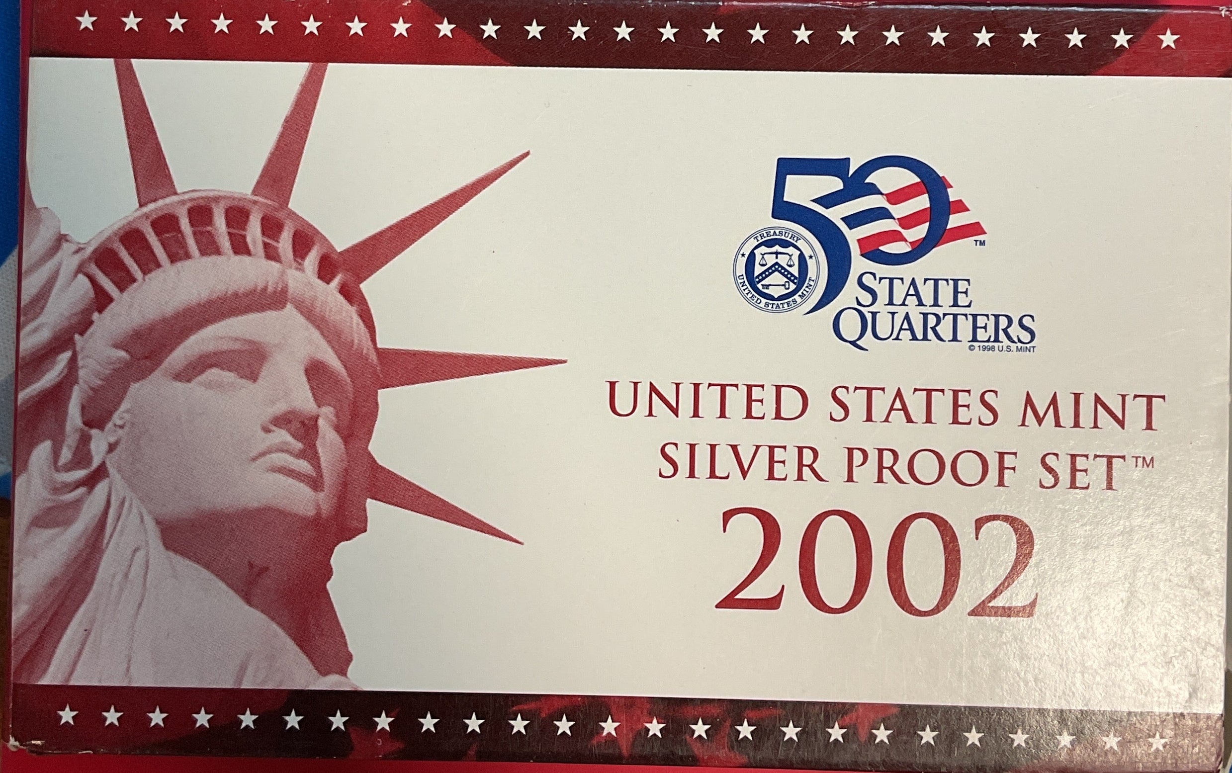 2002 United States Mint Silver Proof Set w/C.O.A.