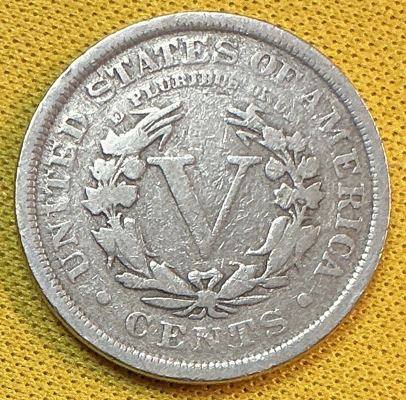 1909 Liberty Nickel, Very Good Circulated Coin, Store #NL907