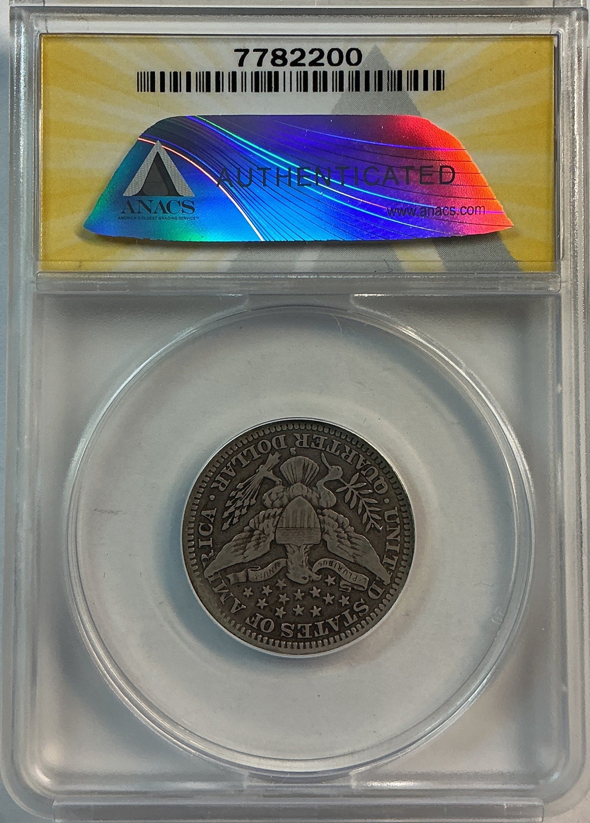 1914-S Barber Quarter, ANACS Fine 15. Store #QR1478