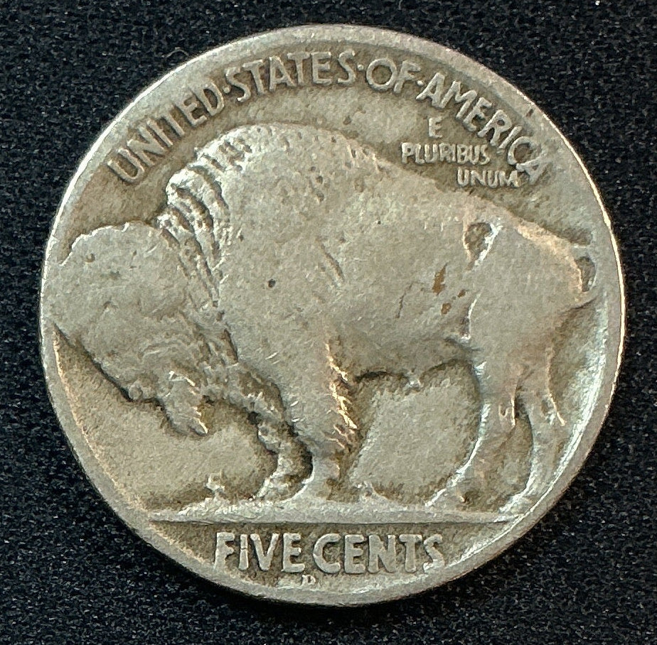 1920-D Buffalo Nickel, Good Circulated Coin, Store #NL1012