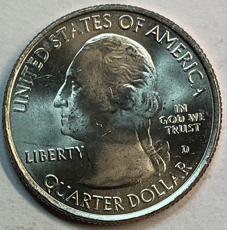 2011-D Brillant Uncirculated, Glacier National Park, Montana, Washington Quarter