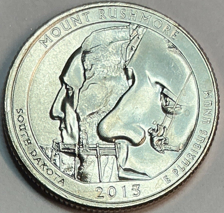 2013-P Uncirculated, Mount Rushmore National Memorial, South Dakota, Washington Quarter