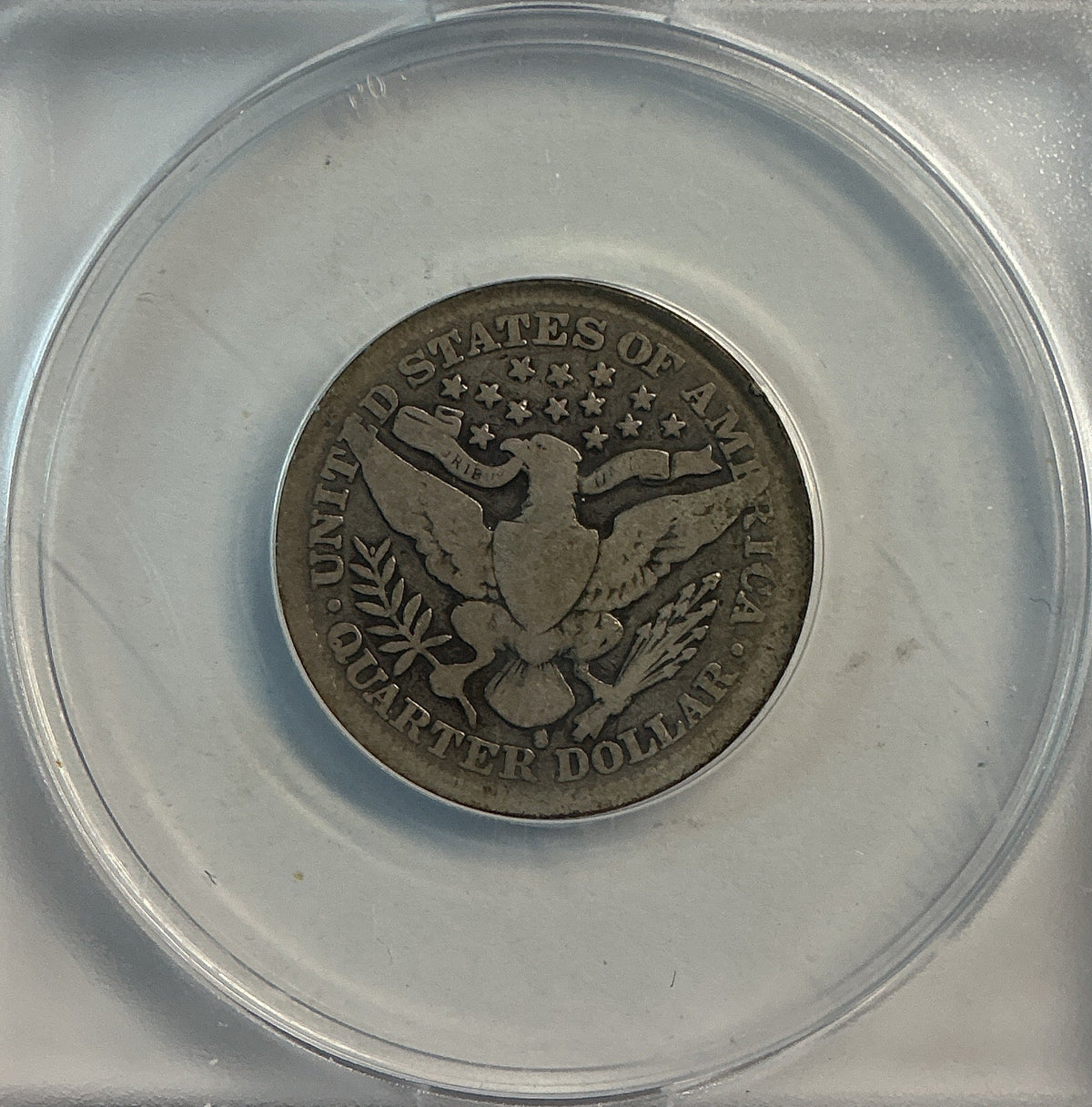 1908-S Barber Quarter, ANACS Good 6. Store #QR1488