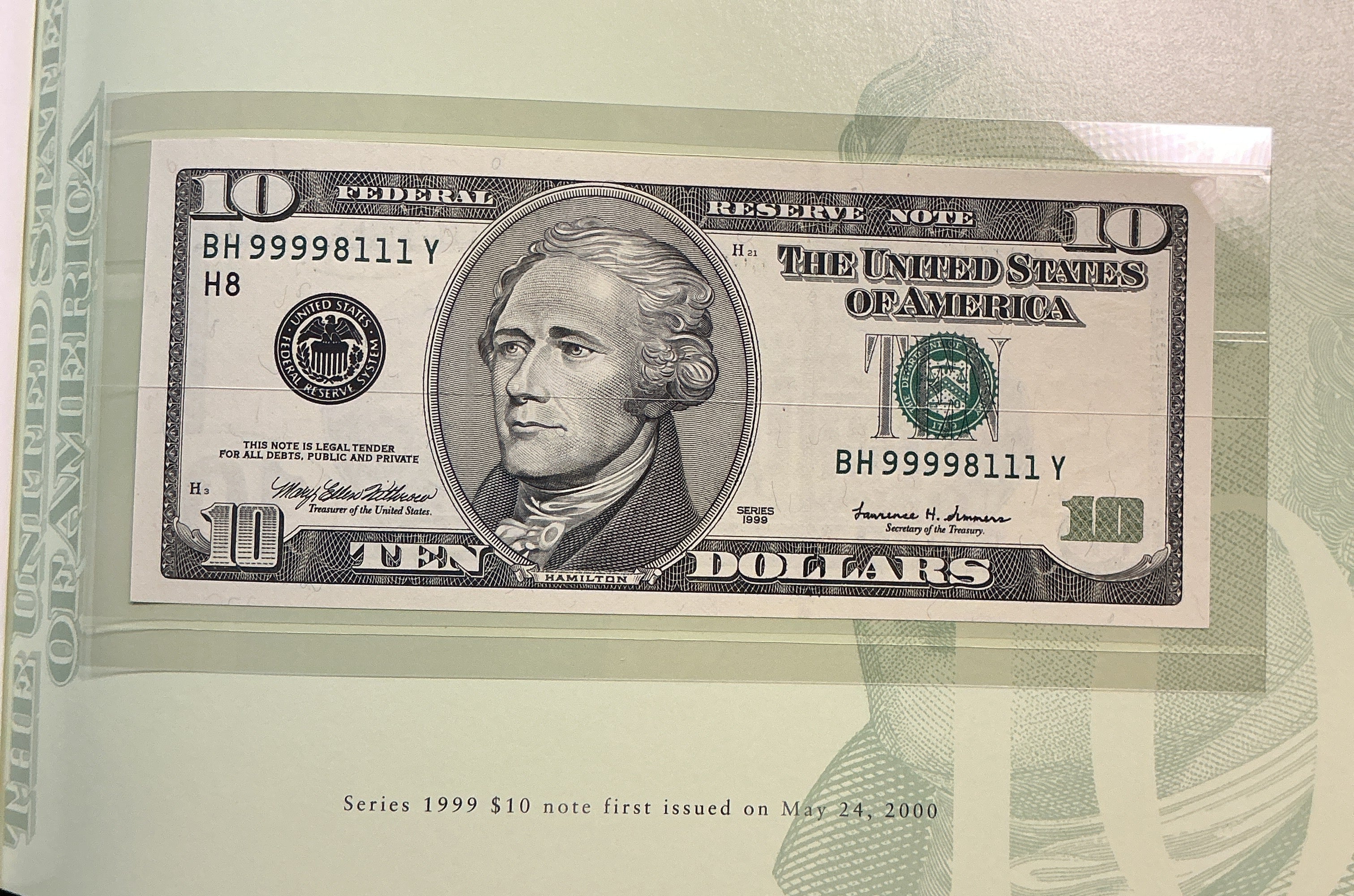 1995, 1999 Premium Federal Reserve Set Series 1995 & 1999, BEP, #FRN011