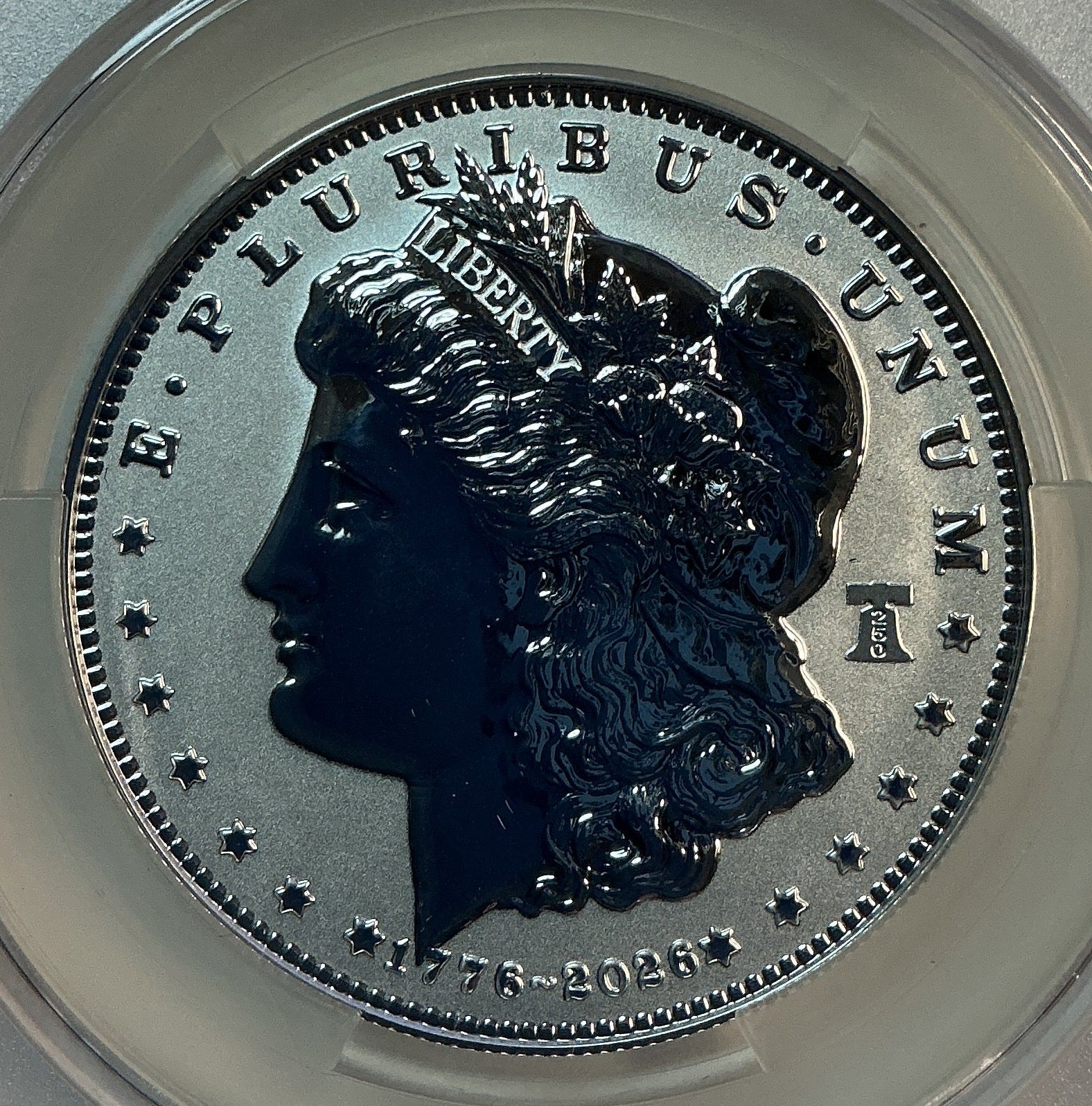 2026-P Morgan Silver Commemorative Reverse Proof, CAC PR70, Store #GMC238