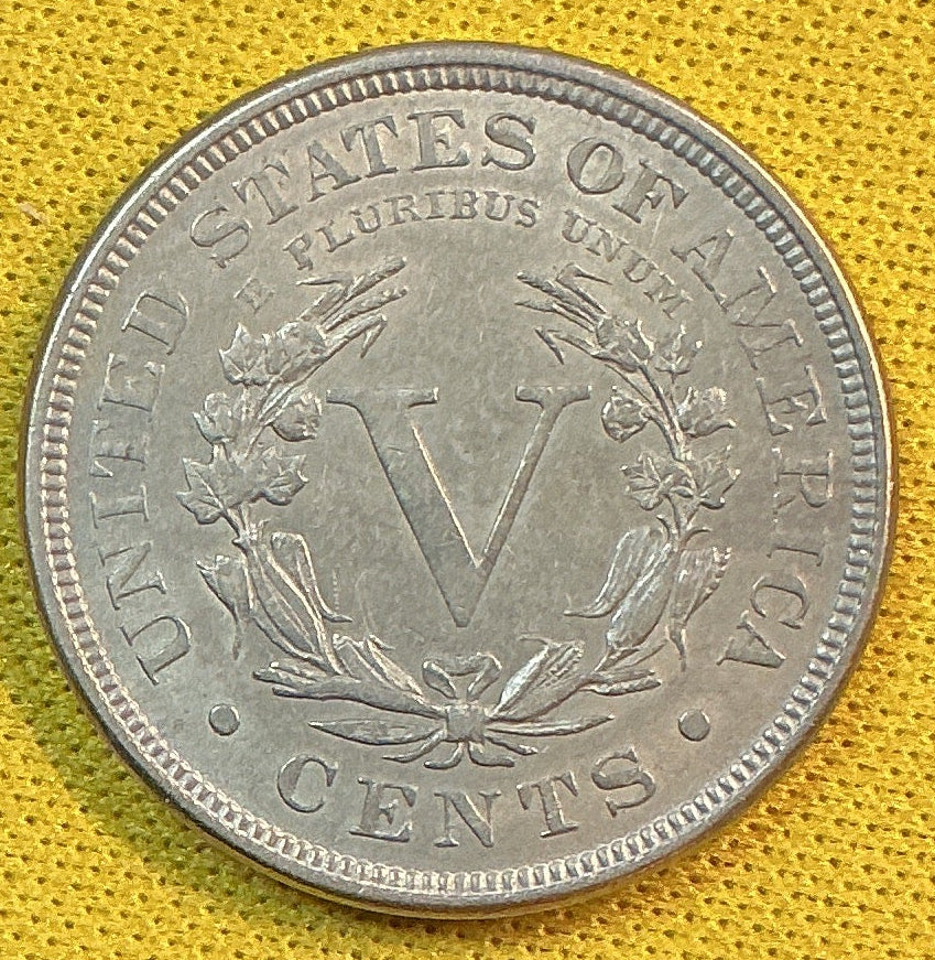 1888 Liberty Nickel, About Uncirculated Coin., Store Sale #NL876