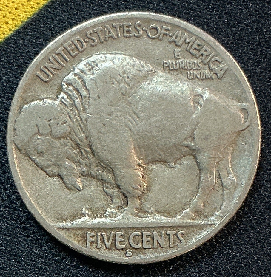 1929-S Buffalo Nickel, Very Good Circulated Coin, Store #NL1081