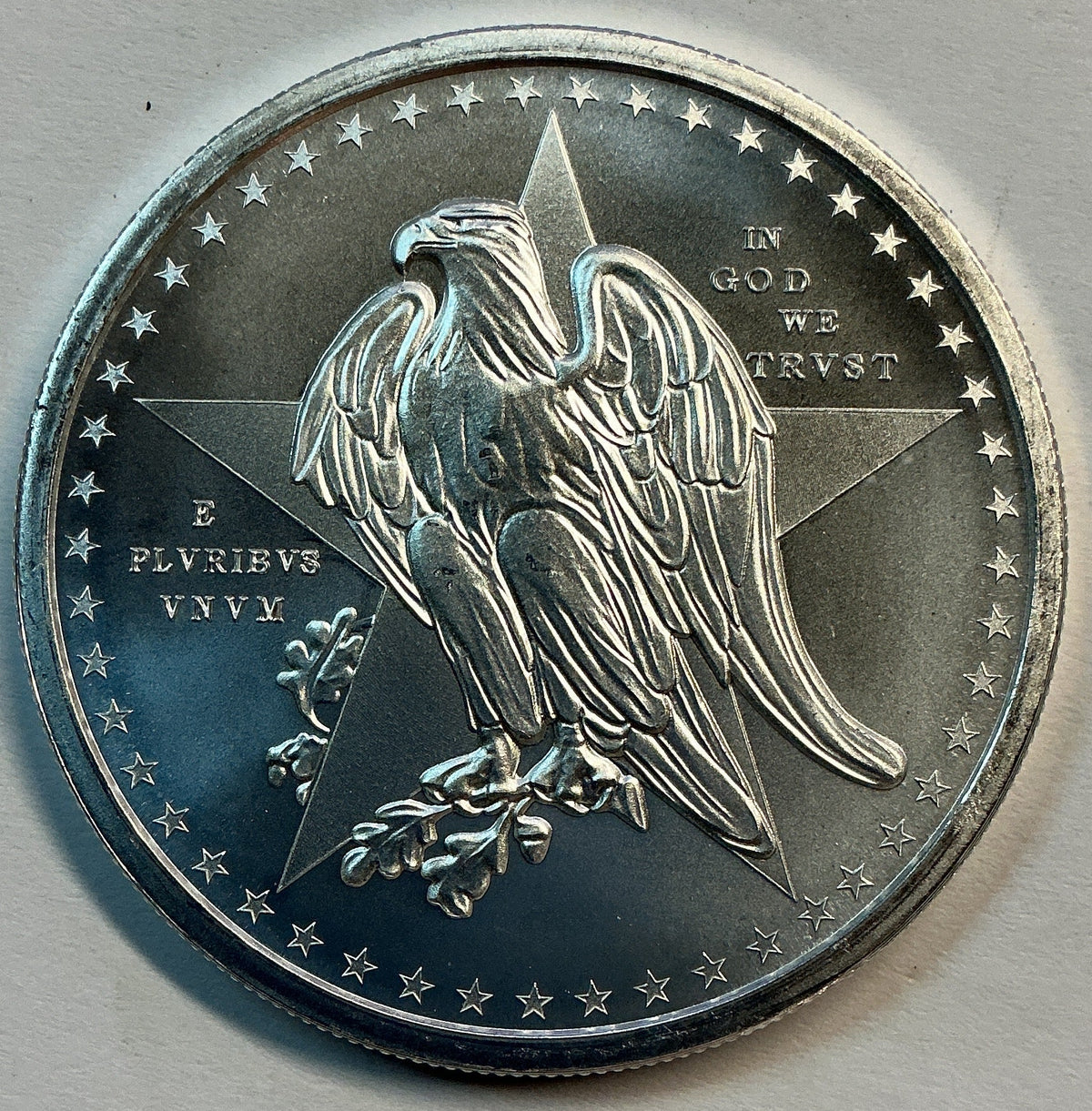 1 OZT Texas Commemorative Silver Round, .999 Fine Silver, #SR014
