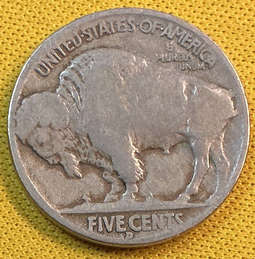 1936-D Buffalo Nickel, Very Good Circulated Coin, Store #NL1101
