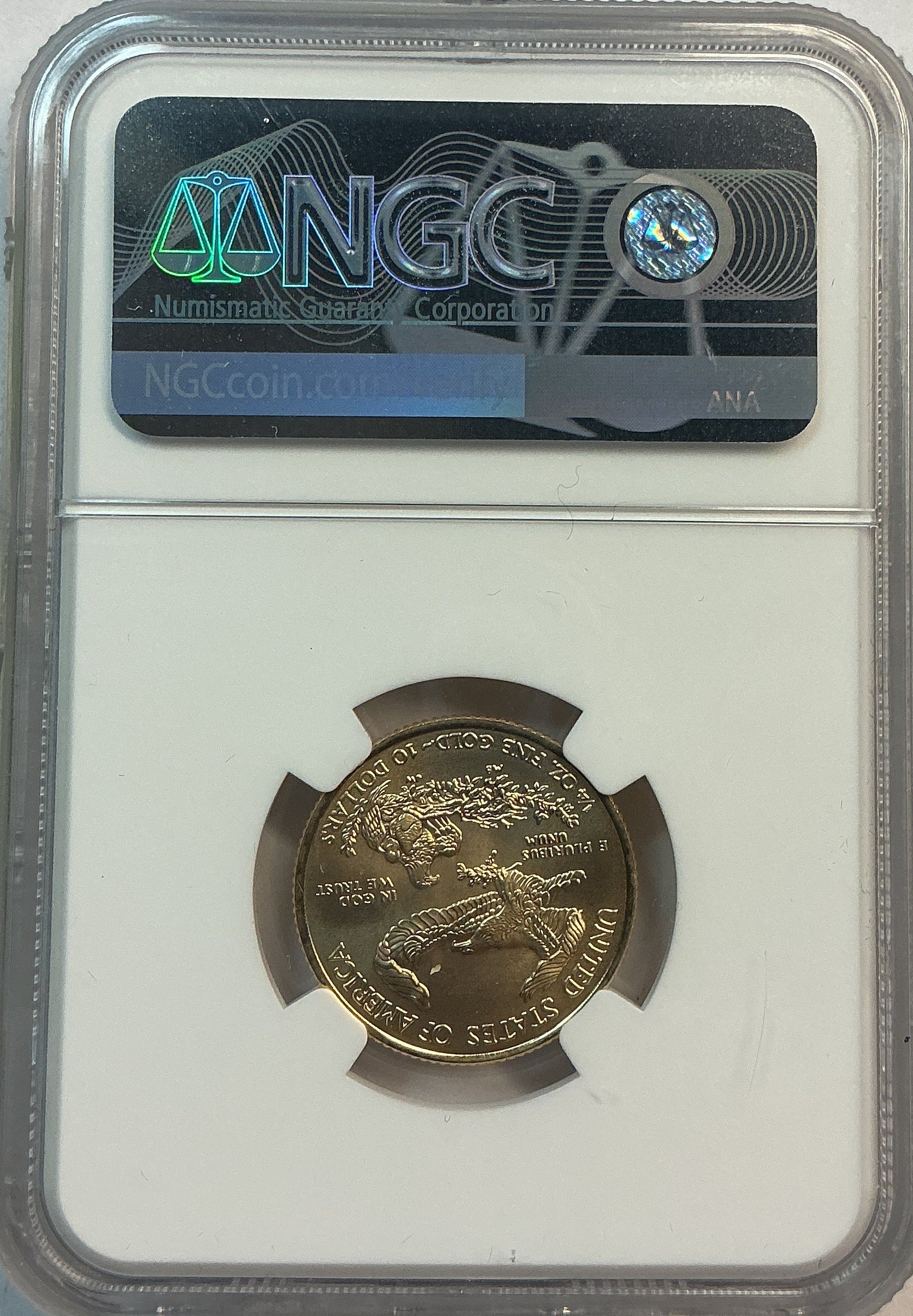 2020 $10, Proof Gold American Eagle Coin, 1/4 OZT, NGC MS 70, Store #GMC276