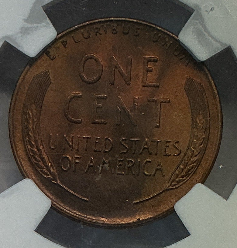 1947-S Lincoln Wheat Cent. NGC Graded MS65 RB. Store #GCT066
