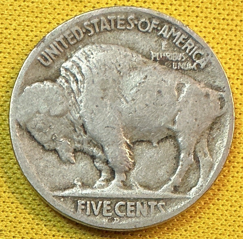 1919-D Buffalo Nickel, Good Circulated Coin, Store #NL1002