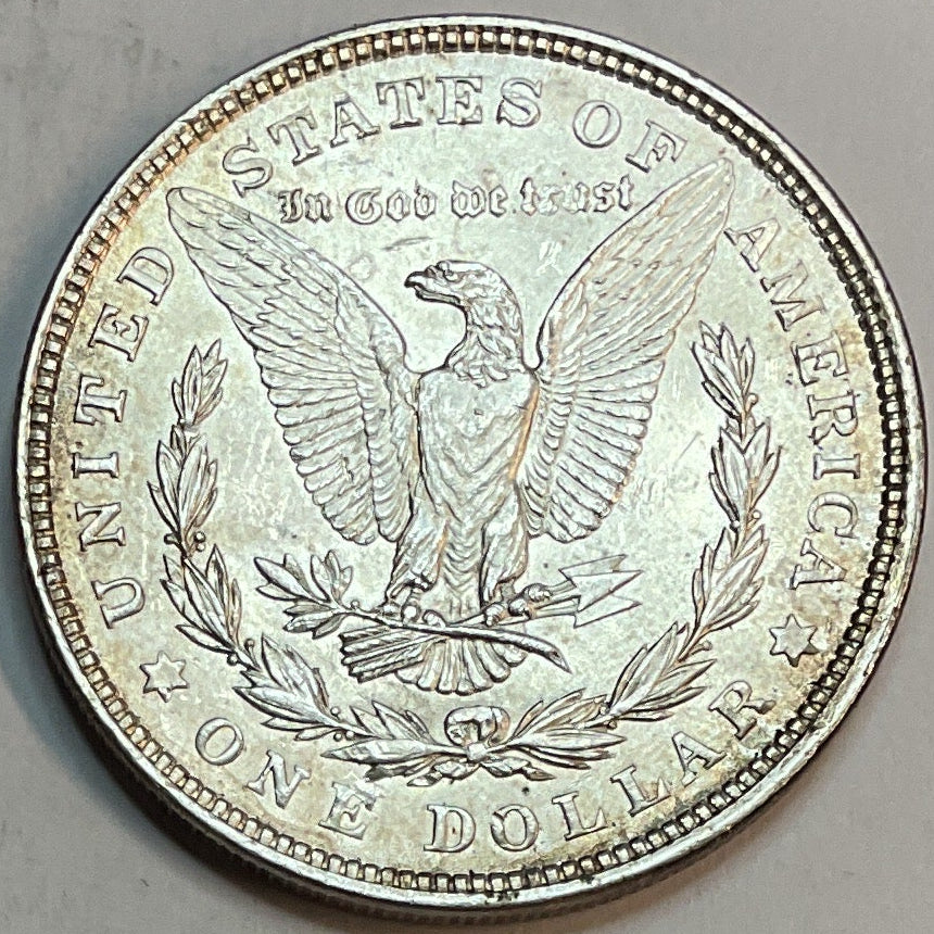 1921 Morgan Silver Dollar, Mint State Uncirculated Coin, Store #DR0942