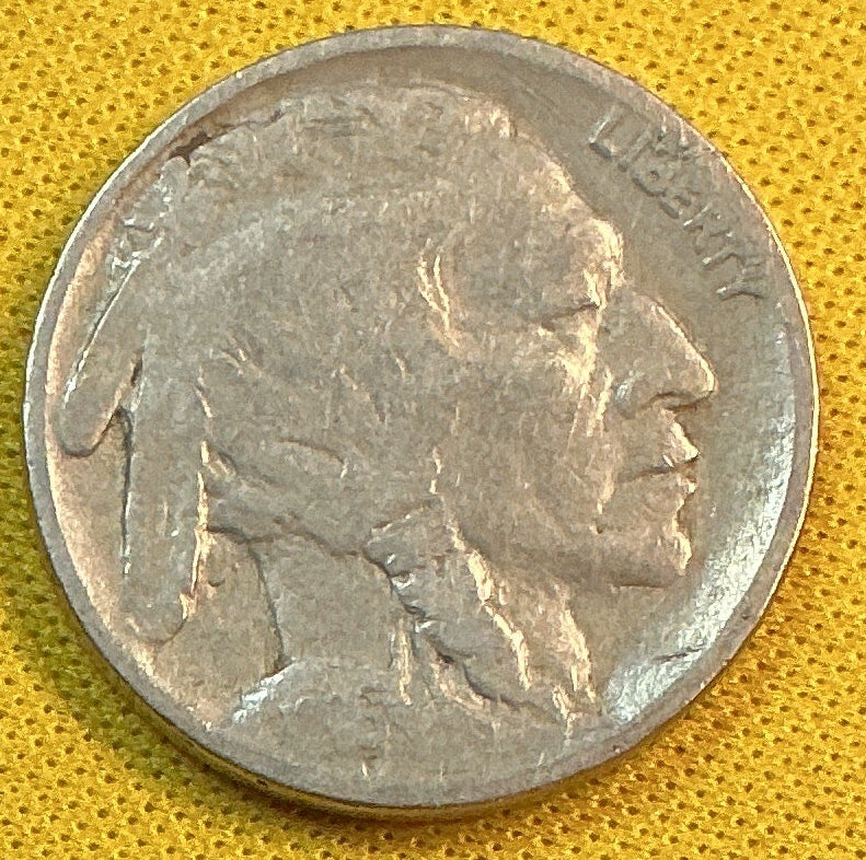 1916 Buffalo Nickel, Very Good+ Circulated Coin, Store #NL969