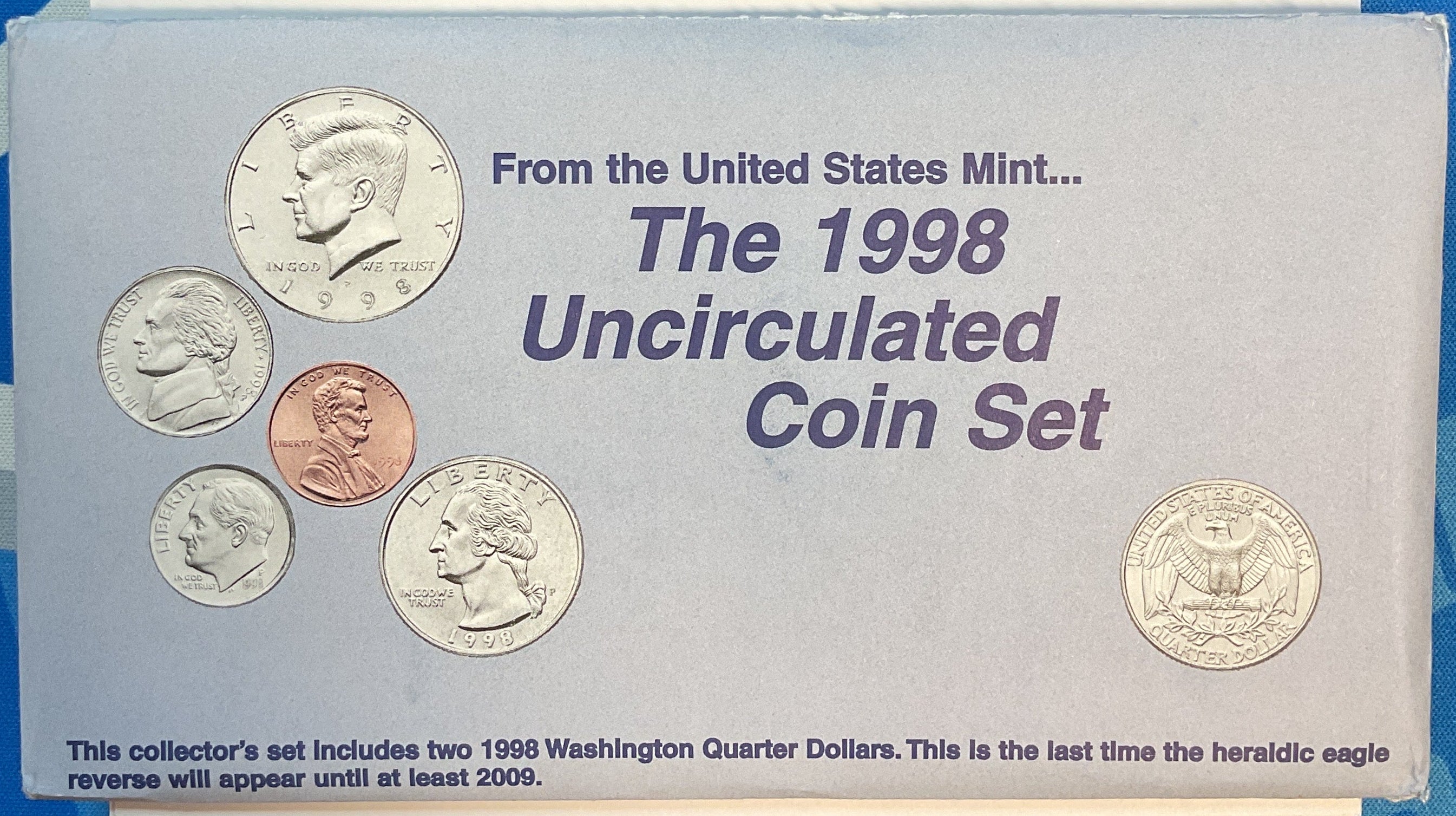 1998 United States Uncirculated 12-Coin Mint Set